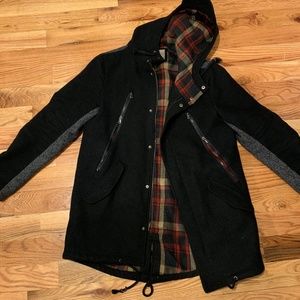 Hooded Wool Jacket
